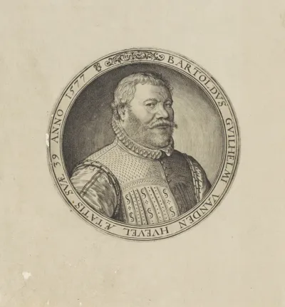 Portret van Berthold Willem van den Heuvel, op 39-jarige leeftijd