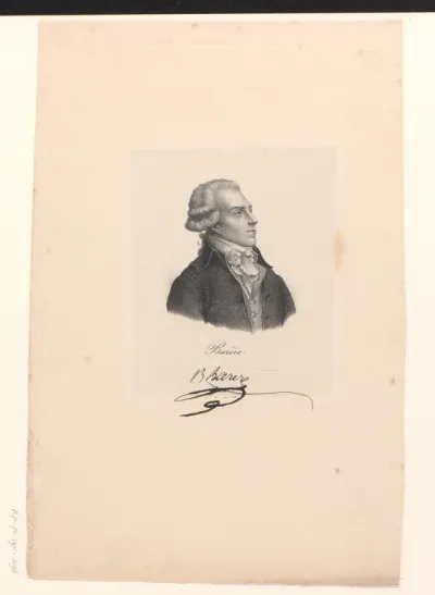 Portret van Bertrand Barère
