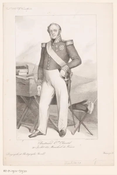 Portret van Bertrand Clauzel