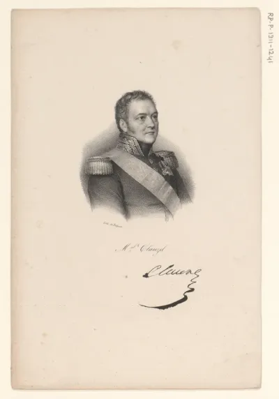 Portret van Bertrand Clauzel