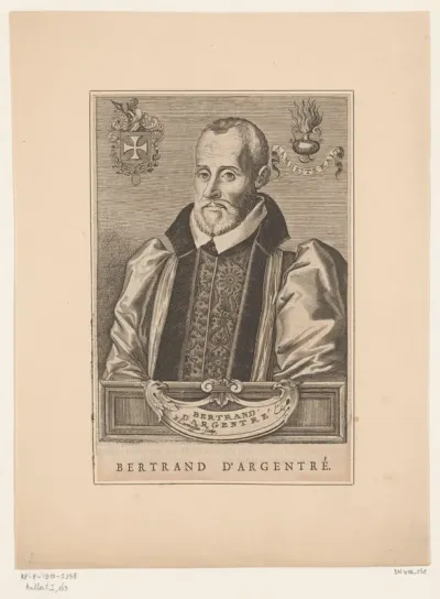 Portret van Bertrand d'Argentré
