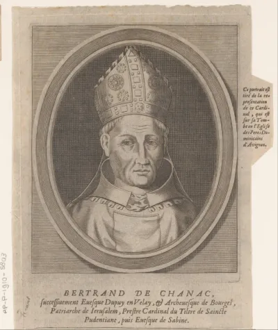 Portret van Bertrand de Chanac
