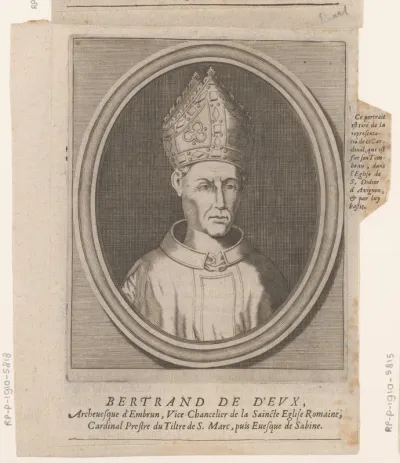 Portret van Bertrand de Deaux