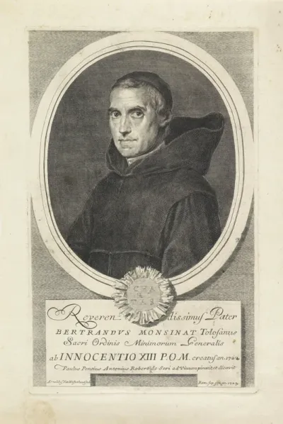Portret van Bertrand Monsinat, een geestelijke uit Toulouse