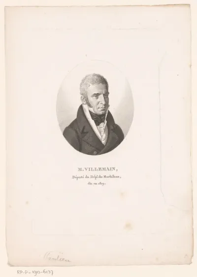 Portret van Bertrand Villemain