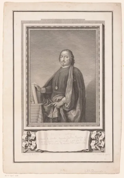 Portret van bibliograaf Nicolás Antonio