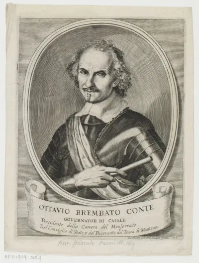 Portret van bioloog Ottavio Brembato
