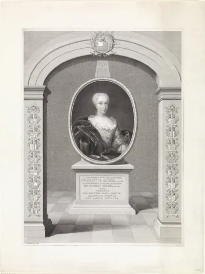 Portret van Birgitta Scheel