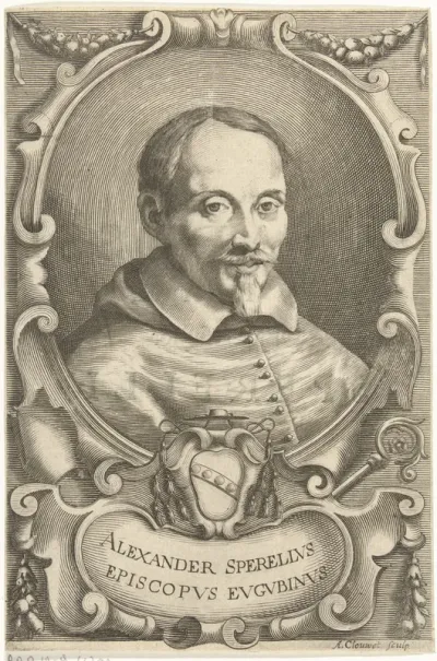 Portret van bisschop Alessandro Sperelli