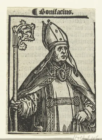 Portret van bisschop Bonifatius
