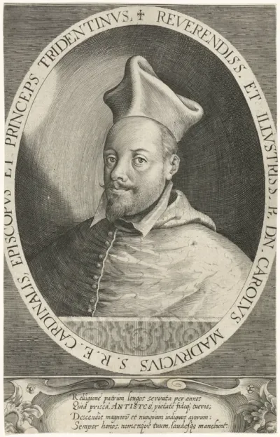 Portret van bisschop Carlo Gaudenzio Madruzzo
