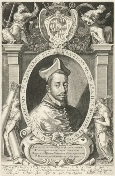 Portret van bisschop Franz von Dietrichstein