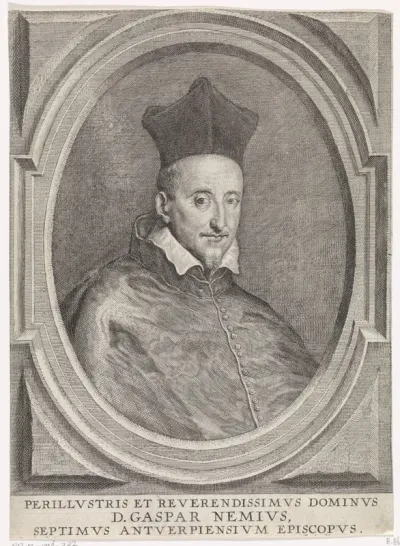 Portret van bisschop Gaspar Nemius
