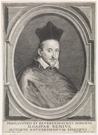 Portret van bisschop Gaspar Nemius