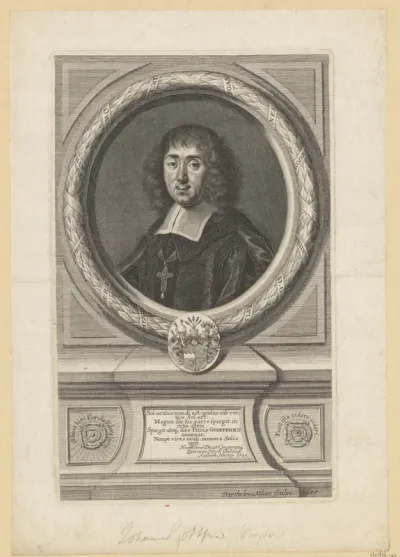 Portret van bisschop Johann Gottfried II
