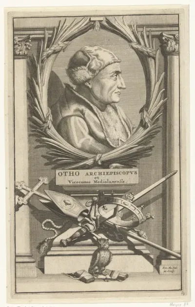 Portret van bisschop Otho van Milan