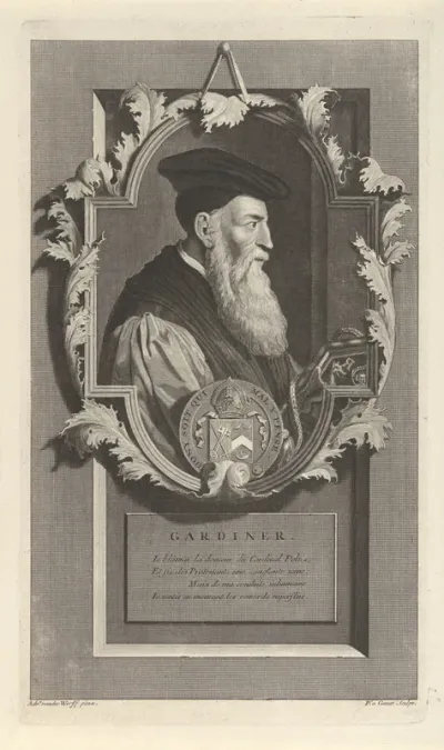 Portret van bisschop Stephen Gardiner