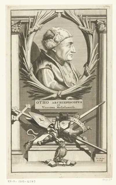 Portret van bisshop Otho van Milan