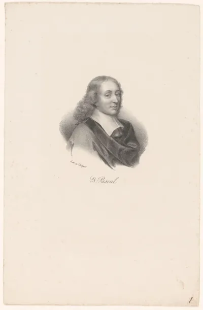 Portret van Blaise Pascal