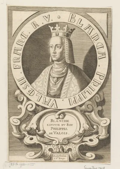 Portret van Blanca I van Navarra