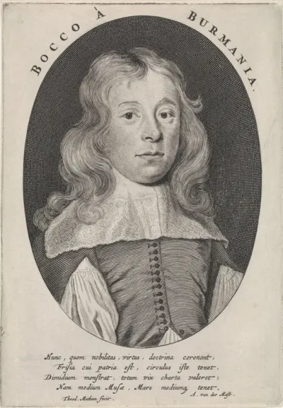 Portret van Bocco van Burmania