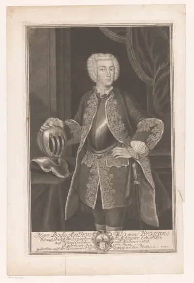 Portret van Bodo Anton Otto von Krosigk