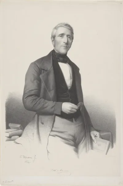 Portret van boekverkoper H. Altmann