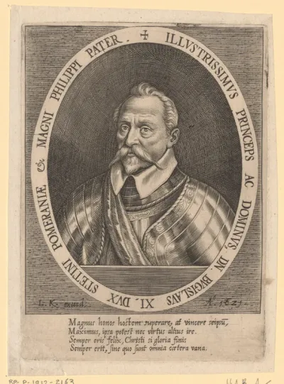 Portret van Bogislaw XIII, hertog van Pommeren