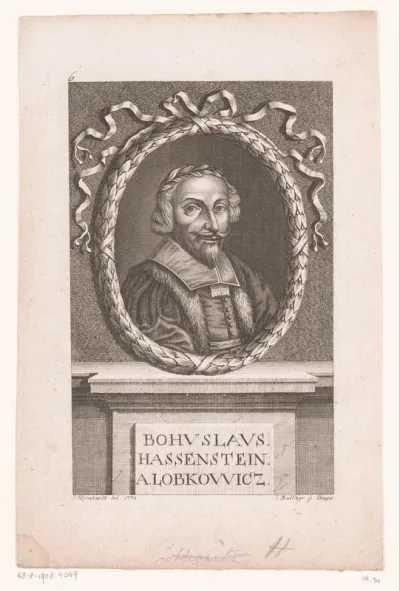 Portret van Bohuslaw Lobkowitz von Hassenstein
