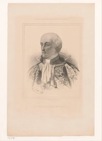 Portret van Bon Adrien Jeannot de Moncey