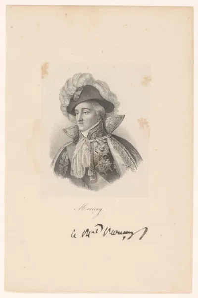 Portret van Bon-Adrien Jeannot de Moncey