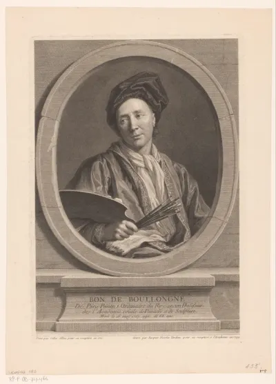 Portret van Bon Boullogne