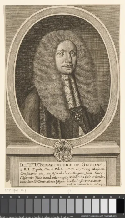 Portret van Bonaventura de Gisgone