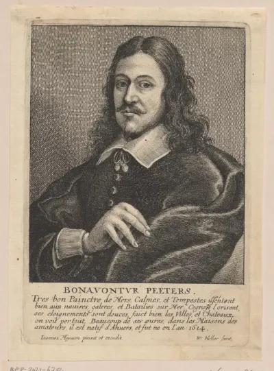 Portret van Bonaventura Peeters I