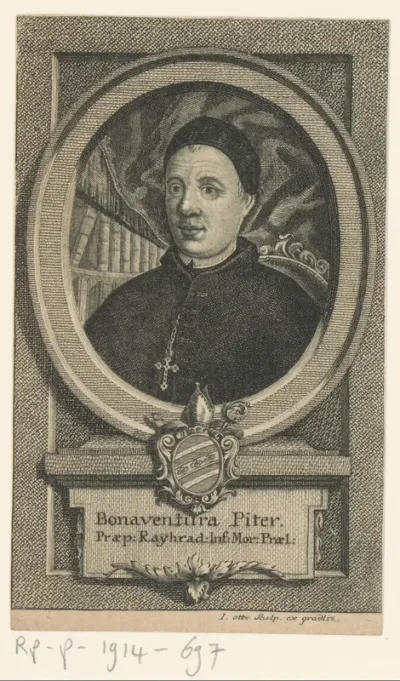 Portret van Bonaventura Piter