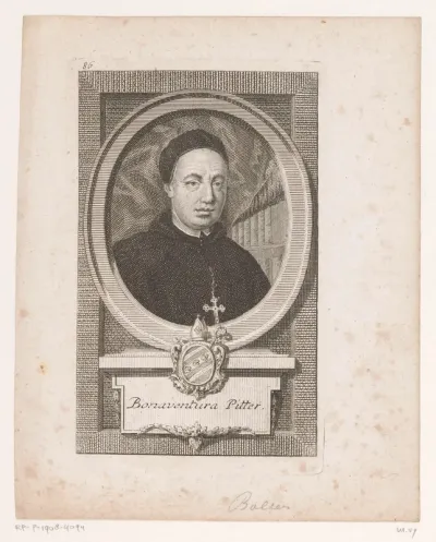 Portret van Bonaventura Piter