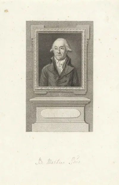Portret van Bonifatius Matthias Pous