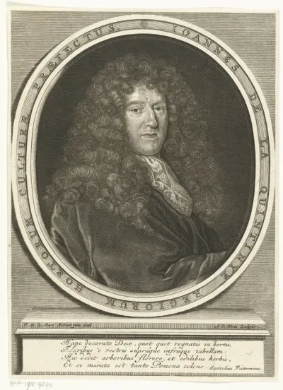 Portret van botanicus Jean-Baptiste de La Quintinie
