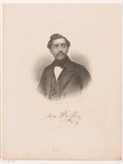 Portret van Botho von Hülsen