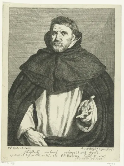 Portret van broeder Michael Ophovius in Dominicaans habijt