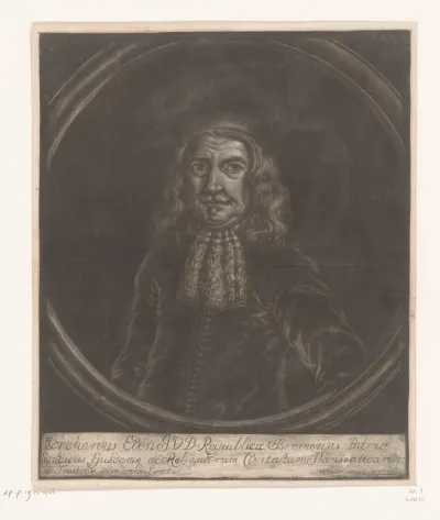 Portret van Burchard Eden