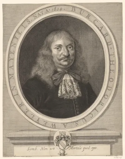 Portret van Burckardt Dieterich von Weyler