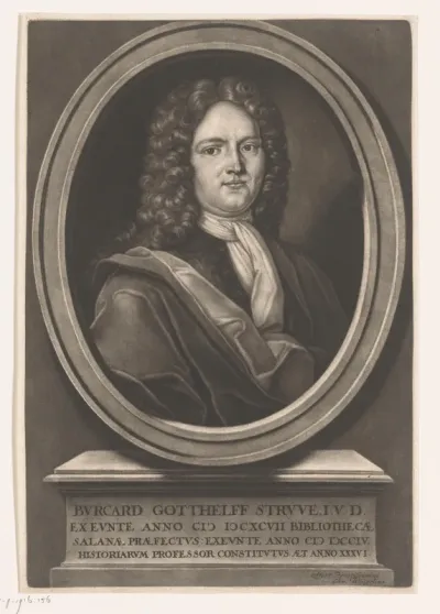 Portret van Burkhard Gotthelf Struve