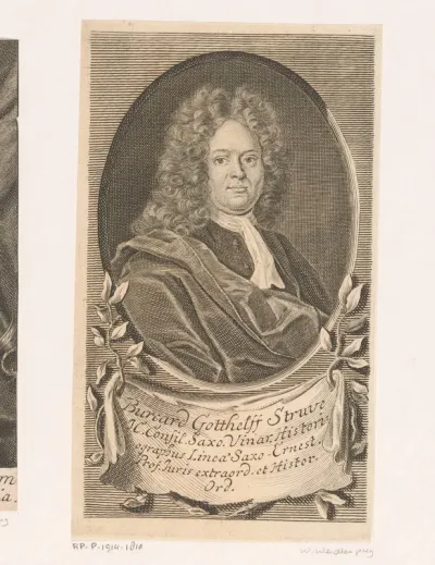 Portret van Burkhard Gotthelf Struve