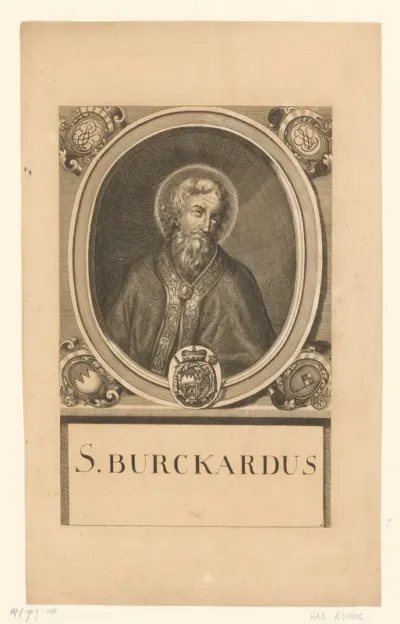 Portret van Burkhard van Würzburg