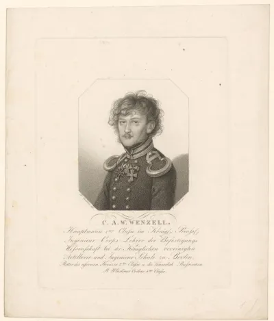Portret van C.A.W. Wenzell