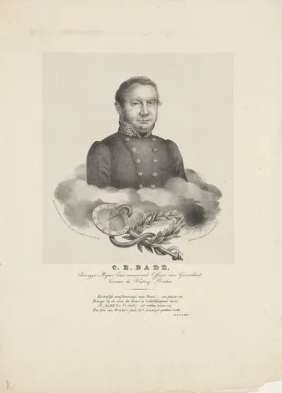 Portret van C.E. Bade