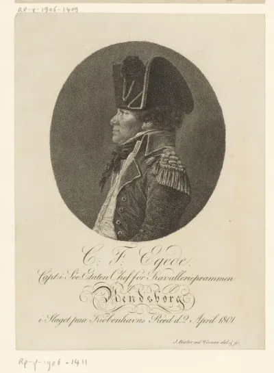 Portret van C.F. Egede
