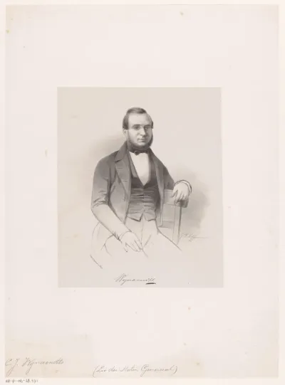 Portret van C. J. Wijnaendts