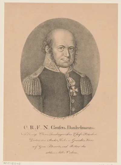 Portret van C.R.F.N. graaf van Dankelmann